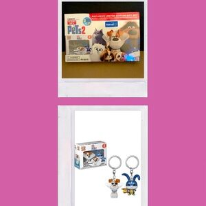 The Secret Life Of Pets 2 Exclusive Ltd Ed Bluray•DVD•Digital Code•2 Funko Pops